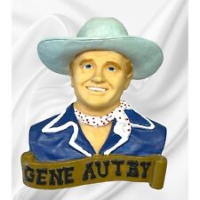 Vintage Gene Autry Fridge Magnet Cowboy Western Music Sculpted Bust picture