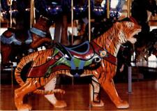 Mansfield, OH Ohio  RICHLAND CAROUSEL PARK  Merry Go Round Tiger  4X6 Postcard picture