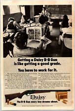 VINTAGE PRINT ADVERTISING DAISY B-B Pellet Gun Air Rifle Marksman Since 1886 picture