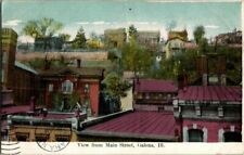 1908. VIEW FROM MAIN STREET, GALENA, ILL. POSTCARD EP18 picture