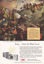 1954 IBM: Croesus Cavalry Stampeding Vintage Print Ad picture