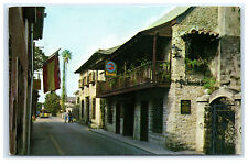 Postcard Old Spanish Inn, St Augustine, FL 1963 B14 picture