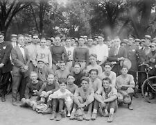 Sports team with trophy 1918 Vintage Old Photo 8.5 x 11 Reprints picture