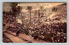 Atlanta,GA-Georgia, Battle Atlanta Soldiers Guns, c1953 Vintage Postcard picture
