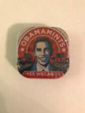 RARE Sealed OBAMA MINTS Metal Box Peppermints “YES WE CAN” 2008 picture