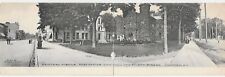 Postcard Panorama Fold Out Central Avenue Post Office Fourth Street Dunkirk NY picture