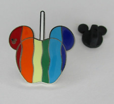 Disney  Rainbow Candy Apple Pin Park Food Mickey Head picture