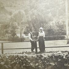 VINTAGE PHOTO Catalina Island 1920s Stylish Couple ORIGINAL SNAPSHOT picture