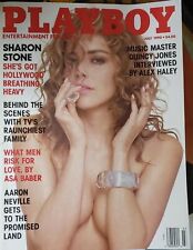 Vintage Playboy Magazine July 1990 w/centerfold - Sharon Stone Cover picture
