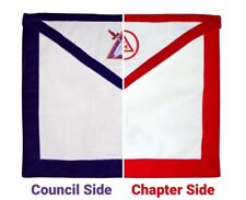 ROYAL ARCH CHAPTER & COUNCIL APRON - REVERSIBLE DOUBLE-SIDED picture