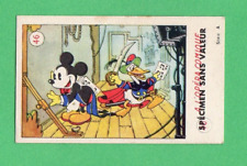 1937 Krema  Mickey Mouse  # 46  PROMO   Card..Super rare..please read picture