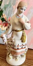 Vintage USSR Porcelain Polonsky Figurine Soviet Russia RARE 9 Inch Tall picture