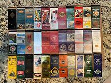 Vintage Railroad Matchcovers; 73 Different 20 Front Strikers, Unused picture