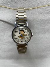 Vintage Peanuts Lucy Watch Women 25mm Silver Tone Manual Wind 1952 picture