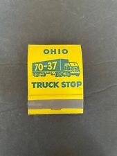 Vintage Matchbook Ohio Truck Stop Hebron route 1 pre-1979 1 match missing picture