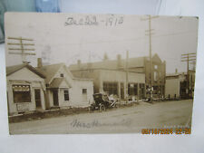RPPC Parma Michigan 1910 Millinery And Fancy Goods Store Old Car New Era Paint picture