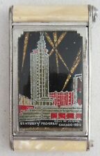 VTG 1933 1934 WORLD'S FAIR~CENTURY OF PROGRESS~HALL OF SCIENCE~GIREY COMPACT~VG picture