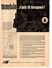 1968 EDELBROCK TARANTULA INTAKE MANIFOLD ~ ORIGINAL PRINT AD picture