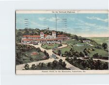 Postcard On the National Highway Summit Hotel in the Mountains Uniontown PA picture