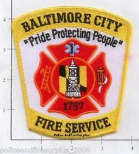 Maryland - Baltimore City MD Fire Service Fire Dept Patch picture