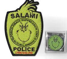 Salami Police Dept Salem Massachusetts Christmas 2022 Patch & Coin Combo picture