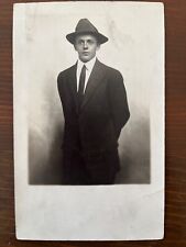 Antique RPPC Young Man Fort Leavenworth Hospital Corps picture