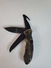 Browning Multi Tool Pocket Knife Model #189 Discontinued Mossy Oak Camo Design picture