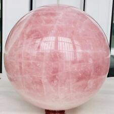 7040g Natural Pink Rose Quartz Sphere Crystal Ball Reiki Healing picture