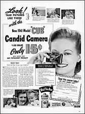 1940 Pepsodent toothpaste CUB candid camera contest vintage photo print ad adL53 picture