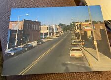Vintage Buchanan MI Postcard Color Unused Downtown View picture