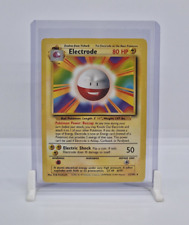 Electrode Non Holo Rare Pokemon TCG Card WOTC 21/102 Base Set 1999 Light Play picture