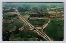 La Porte IN-Indiana, Indiana Toll Road, Antique, Vintage c1987 Souvenir Postcard picture