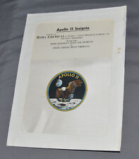 Apollo 11 Beta Cloth Crew Patch Insignia NASA 1969 Moon Landing Neil Armstrong picture