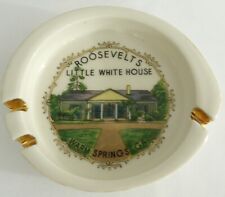 ROOSEVELT'S LITTLE WHITE HOUSE ASHTRAY WARM SPRINGS GA QUALITY PRODUCT JAPAN picture
