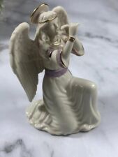 Lenox Kneeling Angel With Trumpet Flawed Trumpet Missed picture
