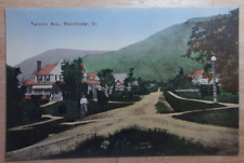 1909 Postcard Manchester Vermont Taconic Avenue Street View Scene picture