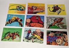 Lot of 9 1987 Marvel Comic Images History of X-Men Stickers 2-16 33-54 62 71-73 picture