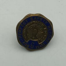 Vtg Commonwealth Edison Employee Service Lapel Pin 6 Years Safety Lightbulb N4  picture