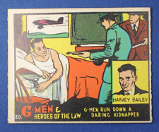 1936 Gum G-Men & Heroes of The Law - #20 