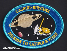 CASSINI HUYGENS - MISSION TO SATURN & TITAN - NASA JSC JPL - SPACE Mission PATCH picture