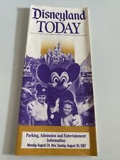 TODAY AT DISNEYLAND August 24-30, 1987 picture