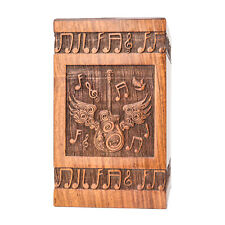 Displayex India Hand Engraved Guitar Urns for Human Ashes Adult Male Female picture