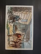 N105 Duke, Cowboy Scenes, 1888, The Ranche poor crease picture