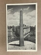 Postcard Buenos Aires Argentina Obelisk Vintage PC picture