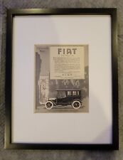 1911 Life Magazine Fiat Fore Door 35 HP Limousin Add Framed picture