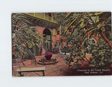 Postcard Courtyard in French Quarter New Orleans Louisiana USA picture