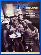 1992 FILA Basketball Shoes THE M SQUAD Vintage 90's Magazine Print Ad, 8 x 10.75 picture