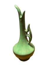Vintage Mid Century Modern Mint Green  Pottery Pitcher 7” Bud Vase MCM VTG picture