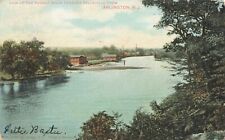 Passaic River view towards Belleville from Arlington, New Jersey NJ-antique 1908 picture