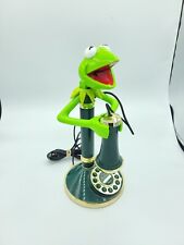 KERMIT THE FROG Telephone Candle Stick Corded Phone Telemania Muppets WORKS picture